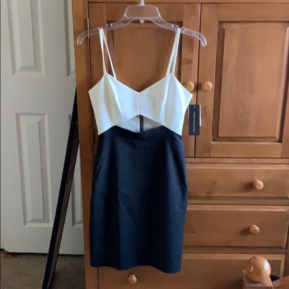 French Connection Colorblock Strappy Dress - Picture 3 of 6